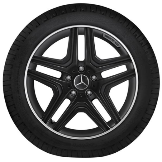 Ruedas de verano AMG 20 pulgadas G-Klasse W463 negro mate Mercedes-Benz original | A46340130027X71-Pirelli