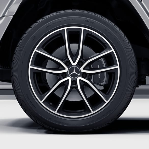 AMG 20 Zoll Felgen Satz G-Klasse W463A 5-Doppelspeichen schwarz Original Mercedes-Benz