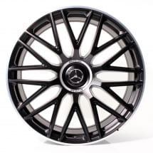 21 inch AMG SL R232 forged wheel set black matt | A2324012900/3000 7X71