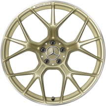 AMG 21 inch gesmede velgen AMG GT C192 kruisspaaks goud | A1924011300/1400 1X71