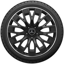 AMG 21 inch velgenset EQE SUV X294 veelspaken mat zwart | A2944011500 7X71-X294