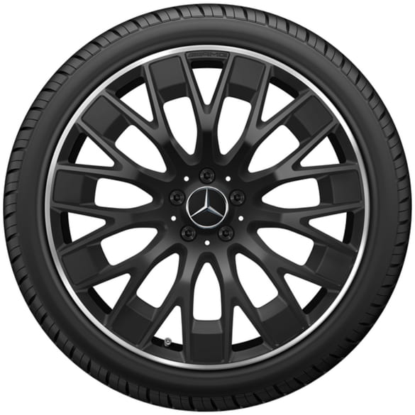 AMG 21 inch velgenset EQE SUV X294 veelspaken mat zwart | A2944011500 7X71-X294