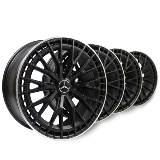 21 inch AMG EQE 43 / 53 velgenset zwart mat | A2954012900/3000-7X71