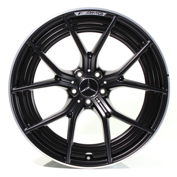 AMG 21 inch velgenset AMG GT 4-deurs kruisspaak zwart mat Original Mercedes-AMG