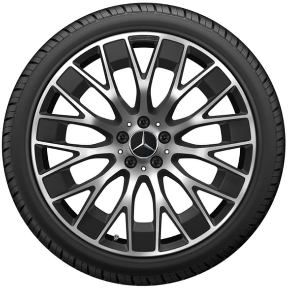 AMG 21 inch velgenset EQE SUV X294 veelspaken zwart mat | A2944011500 7X36-X294