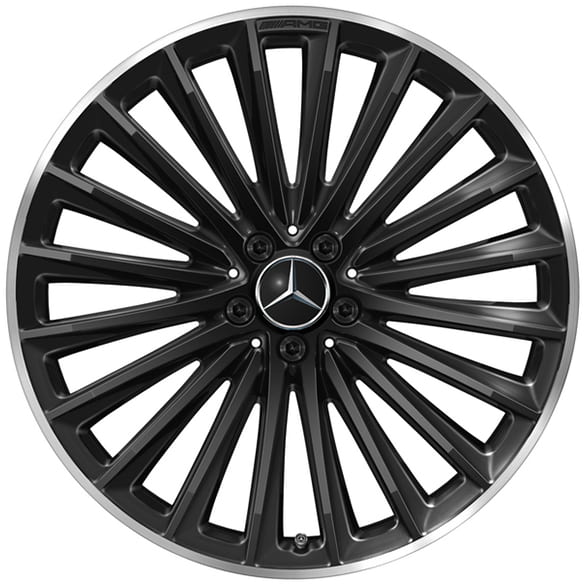 AMG 21 inch velgenset EQE V295 veelspaaks-velg zwart origineel Mercedes-Benz
