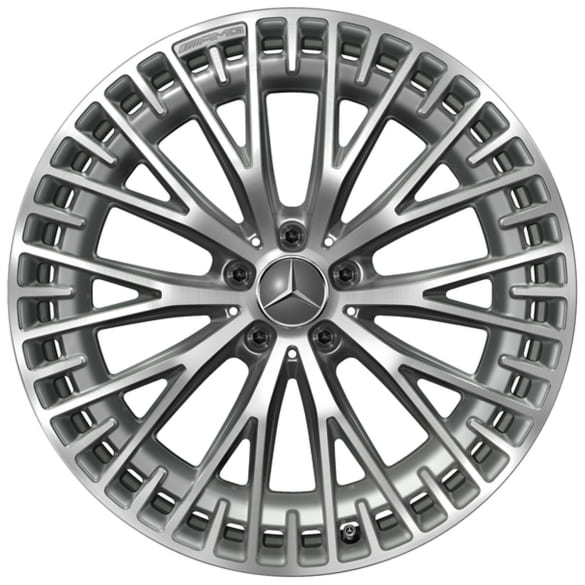 AMG 21 inch velgenset EQS 53 AMG V297 meerspaaks tantalgrijs Origineel Mercedes-AMG