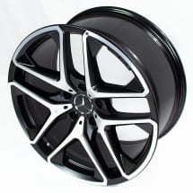 AMG 21 inch G-Klasse 463A velgen zwart Origineel Mercedes-B  | A46340119007X36-B