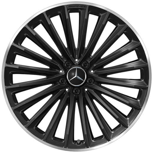 AMG 21 inch rim set EQE V295 black | A2954012500/26007X72