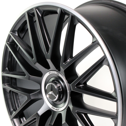Set cerchi forgiati AMG SL R232 21 pollici nero opaco | A2324012900/3000 7X71