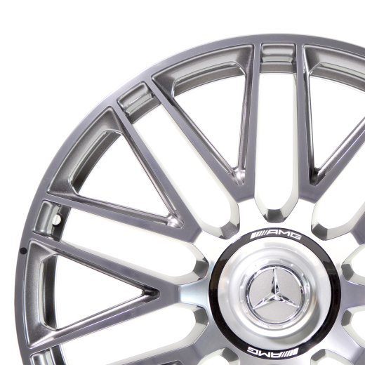 Set di cerchi forgiati AMG SL R232 da 21 pollici grigio titanio | A2324012900/3000 7X21