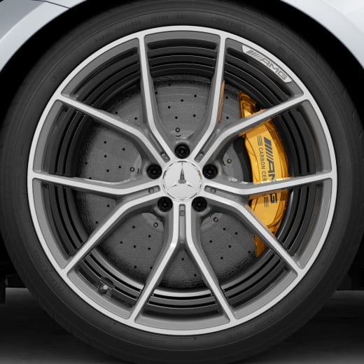 Jantes forgées AMG 21 pouces AMG GT C192 à branches en Y gris tantale | A1924001900/2000