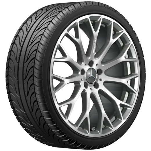 Jeu de jantes AMG SL R232 21 pouces gris titane | A2324012700/2800 7X21