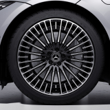 Jeu de jantes AMG 21 pouces EQS V297 roue multibranches noir brillant tourné d’origine Mercedes-Benz