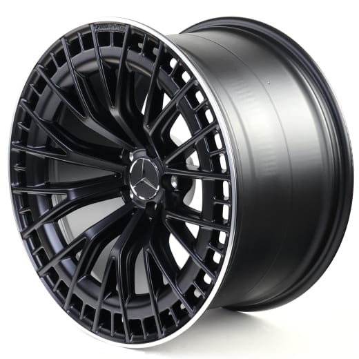 Kit de jantes AMG 21 pouces multibranches GLC X254 SUV noir mat multibranches original Mercedes-AMG | A2544011400/-1500 7X71-X254