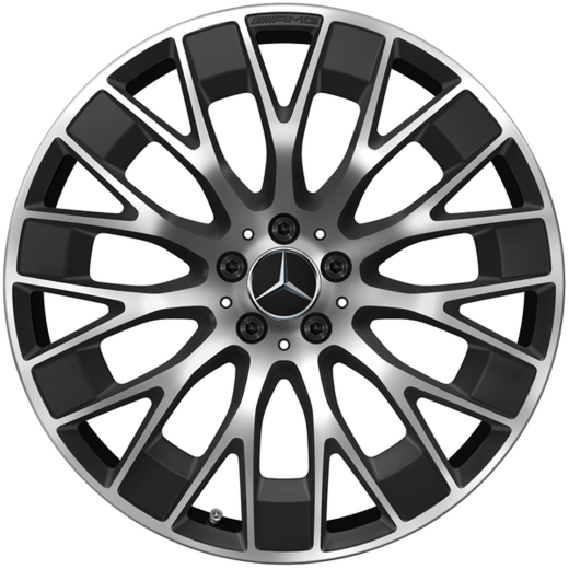 Juego de llantas AMG 21 pulgadas EQE SUV X294 multirradio negro mate | A2944011500 7X36-X294