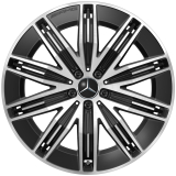 Juego de llantas AMG 21 pulgadas EQE SUV X294 multirradio negro Original Mercedes-AMG