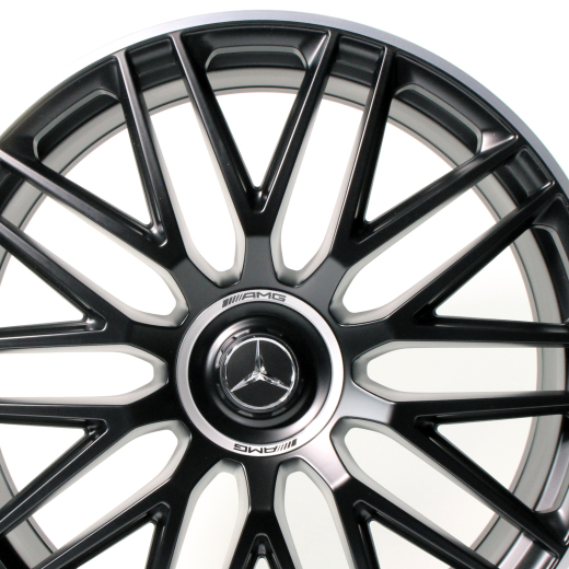 Juego de llantas forjadas AMG SL R232 de 21 pulgadas negro mate | A2324012900/3000 7X71