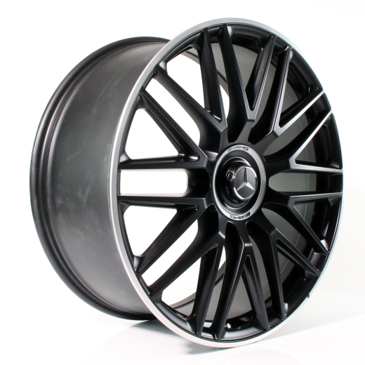 Juego de llantas forjadas AMG SL R232 de 21 pulgadas negro mate | A2324012900/3000 7X71