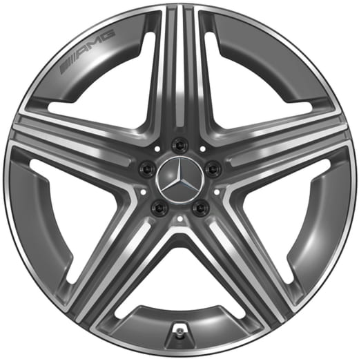 Llantas AMG 21 pulgadas GLE C167 V167 gris tantalio originales Mercedes-AMG | A1674014301/4401-7Y51