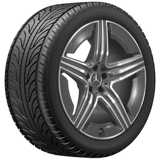 Llantas AMG 21 pulgadas GLE C167 V167 gris tantalio originales Mercedes-AMG | A1674014301/4401-7Y51