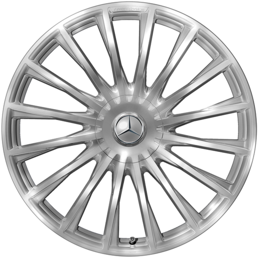 Juego de llantas AMG 21 pulgadas Clase S S63 AMG V223 pulidas a alto brillo multirradio | A2234012500/2600 7X15