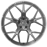 AMG 21 Zoll Schmiede-Felgen Satz AMG GT C192 himalaya grau matt Original Mercedes-AMG