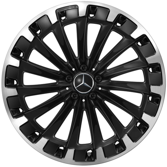 AMG 22 inch velgenset EQE SUV X294 multispaken zwart Original Mercedes-AMG