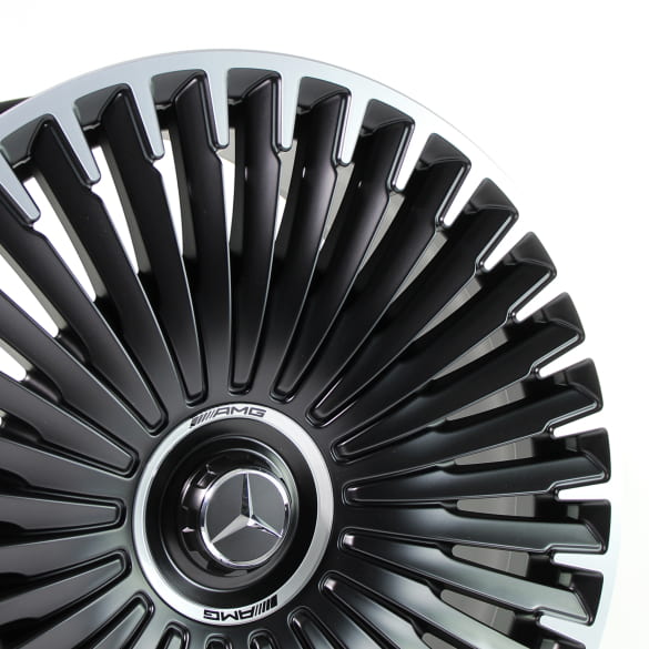 AMG 22 inch velgenset EQE SUV X294 veelspaaks zwart mat | A2944011600 7X36-X294