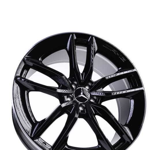AMG 22 inch velgenset GLE 167 zwart 5-dubbelspaaks origineel | A16740136/3700-7X72