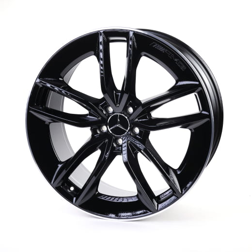AMG 22 inch velgenset GLE 167 zwart 5-dubbelspaaks origineel | A16740136/3700-7X72