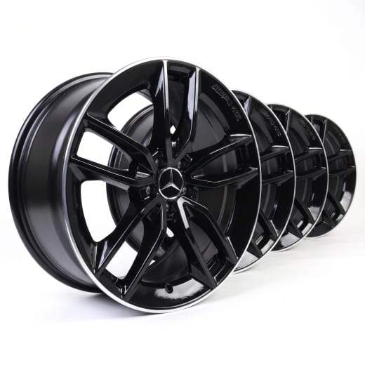 AMG 22 inch velgenset GLE 167 zwart 5-dubbelspaaks origineel | A16740136/3700-7X72