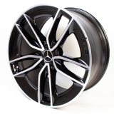 AMG 22 inch velgenset GLE V167 5-dubbele-spaken-velg zwart glansgedraaid