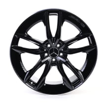 AMG 22 inch wheels GLE 167 black 5-double-spoke Genuine Mercedes-AMG | A16740136/3700-7X72