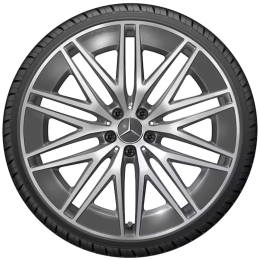 Set di cerchi AMG da 22 pollici GLE C167 grigio originale Mercedes-AMG | A1674014501/4601 7Y51-C167