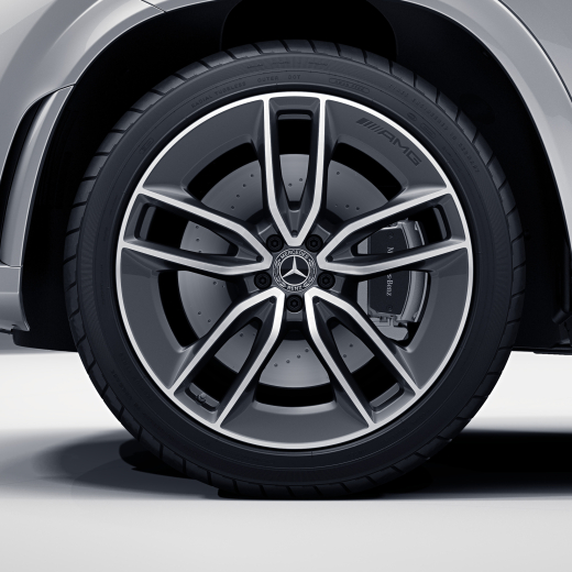 Kit de jantes AMG 22 pouces GLE V167 5 doubles branches tremolit original Mercedes-Benz | A1674013600/3700-7X44-V167