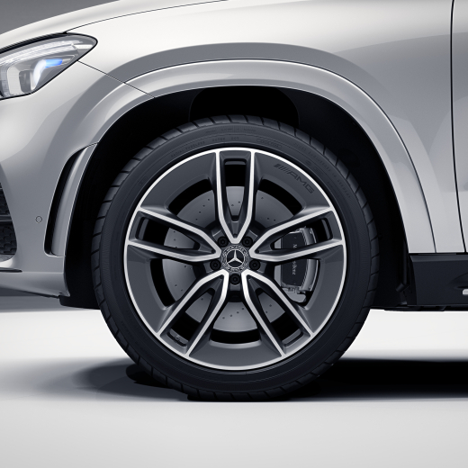 Juego de llantas AMG 22 pulgadas GLE V167 5 radios dobles tremolit original Mercedes-Benz | A1674013600/3700-7X44-V167