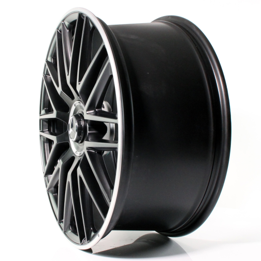 AMG 23 inch GLS X167 forged rims cross-spoke black | A1674018500/8600-7X71
