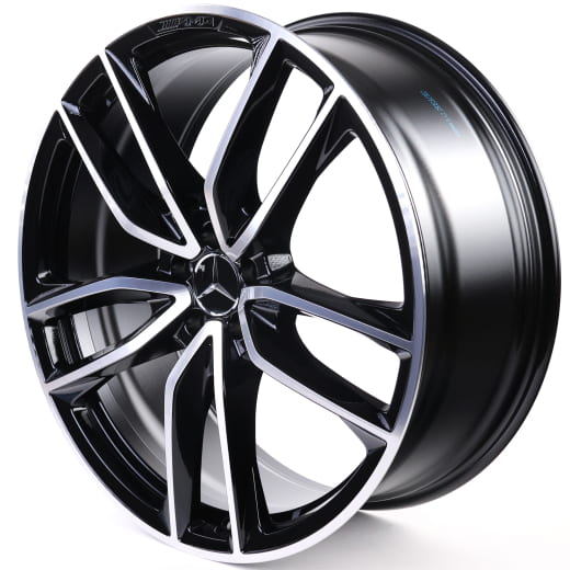 AMG 23 inch GLS X167 rims black 5-double-spoke genuine | A1674017700/7800-7X23