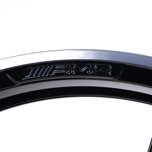 AMG 23 inch GLS X167 velgen zwart 5-dubbele-spaken Origineel | A1674017700/7800-7X23