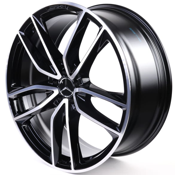 AMG 23 inch GLS X167 velgen zwart 5-dubbele-spaken Origineel | A1674017700/7800-7X23