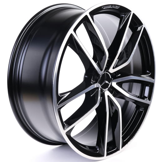 Jantes AMG 23 pouces GLS X167 noires 5 doubles branches original | A1674017700/7800-7X23
