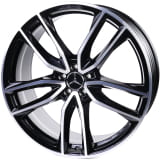 Jeu de jantes AMG 23 pouces GLS SUV X167 5 doubles branches noir original Mercedes-Benz