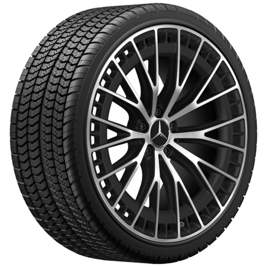 Jeu de jantes AMG EQE 43 / 53 21 pouces noir mat tourné brillant | A2954012900/3000-7X36