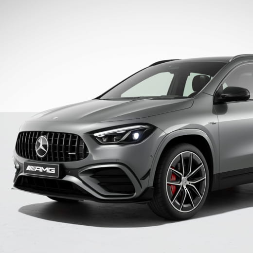 Spoiler anteriore AMG 45 Aero facelift GLA H247 originale Mercedes-Benz | H247-Aero-Front-FL