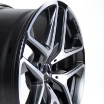 53 AMG 21 inch GLE C167 velgen zwart 5 dubbele spaken orig | A1674014200/4300-7X36-C