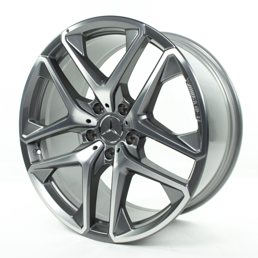 Jantes 53 AMG 21 pouces GLE V167 gris 5 doubles branches original | A1674014200/4300-7X21