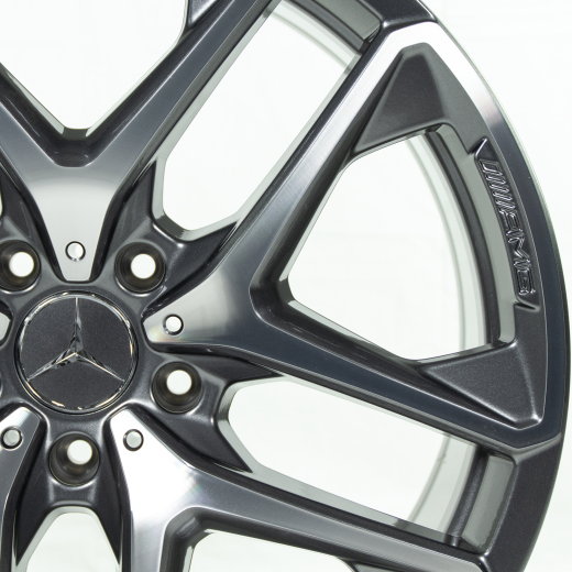 Jantes 53 AMG 21 pouces GLE V167 gris 5 doubles branches original | A1674014200/4300-7X21