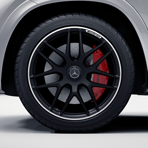 63 AMG 22 pollici GLE V167 cerchi forgiati a razze incrociate neri | A1674014400/4500-7X71