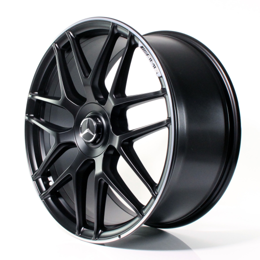 63 AMG 22 pollici GLE V167 cerchi forgiati a razze incrociate neri | A1674014400/4500-7X71